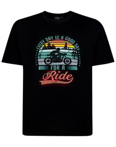 Espionage Ride Print T-Shirt Black