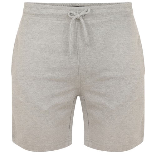 Bigdude Loop Back Jogger Shorts Grey Marl