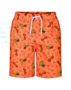 Bigdude Pineapple Swim Shorts Orange