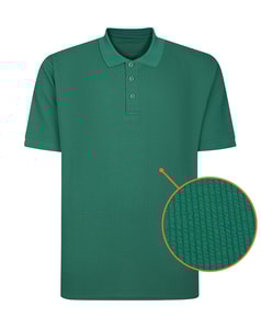 Bigdude Seersucker Polo Shirt Teal