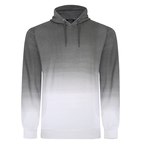 Bigdude Ombre Pullover Hoody Charcoal Tall