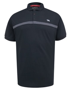 D555 Stafford Short Sleeve Polo Shirt Black
