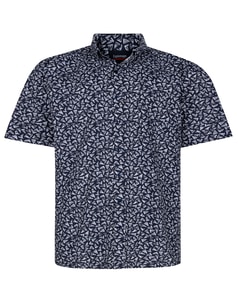 Espionage All Over Sail Boat Print Shirt Navy/Blue