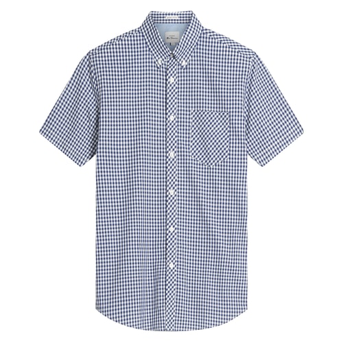 Ben Sherman Signature Gingham Short Sleeve Shirt Dark Blue