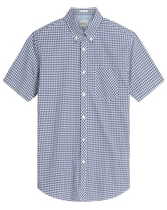 Ben Sherman Signature Gingham Short Sleeve Shirt Dark Blue