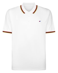 Bigdude Triple Tipped Polo White
