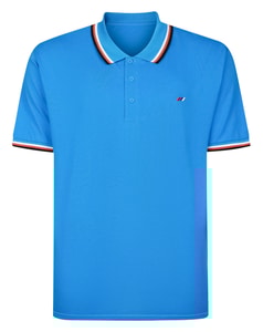 Bigdude Triple Tipped Polo Blue Tall