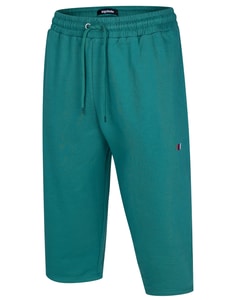 Bigdude 3/4 Length Joggers With Logo Teal