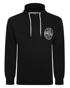 Bigdude Bronx Print Pullover Hoody Black