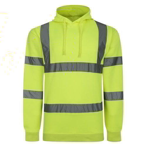 Bigdude Hi-Vis Hoodie HV Yellow