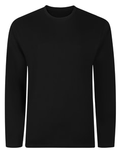 Bigdude Heavy Weight Long Sleeve T-Shirt Black