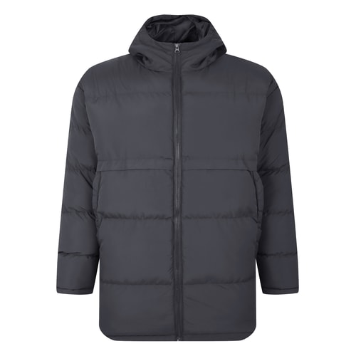 Bigdude Warm Puffer Jacket Charcoal
