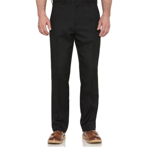 Farah Classic Easy Stretch Black Twill Trousers