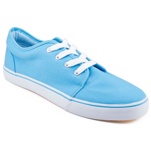 Front Ollie Canvas Plimsolls Blue