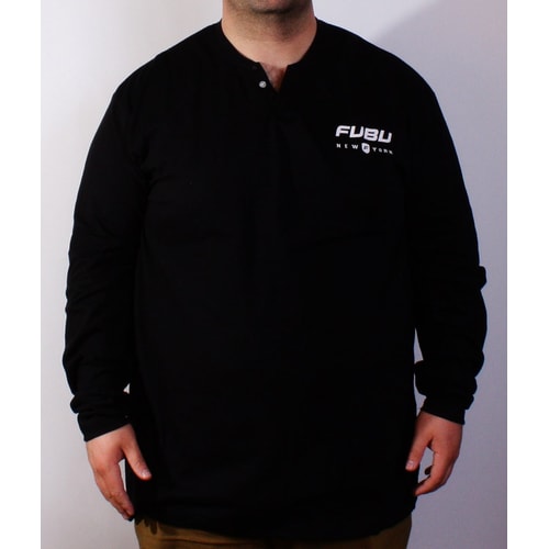 FUBU Long Sleeve Black Tee Shirt
