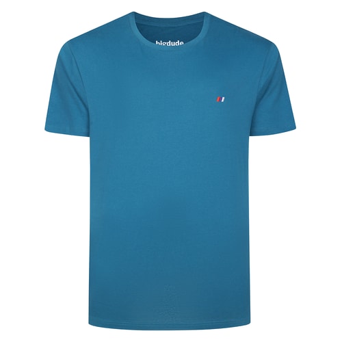 Bigdude Embroidered Logo T-Shirt Petrol