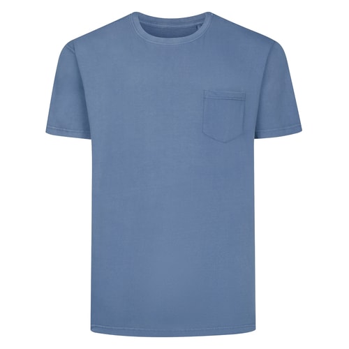 Bigdude Garment Dyed T-Shirt Dusty Blue Tall