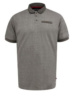 D555 Holyhead Textured Polo Shirt Stone