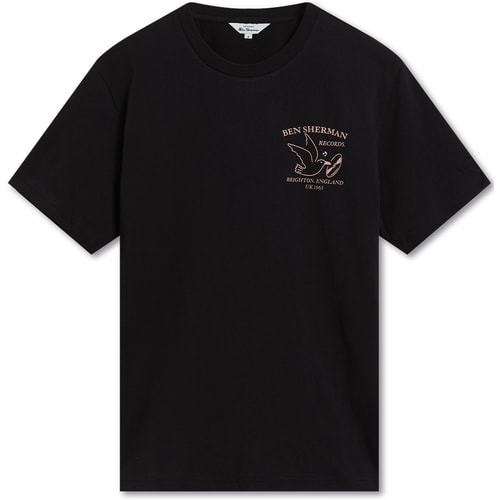 Ben Sherman Brighton Records T-Shirt Black