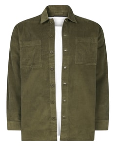 Bigdude Corduroy Shacket Dark Olive