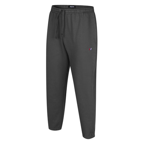 Bigdude Plain Joggers With Logo Charcoal