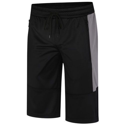 Bigdude Tricot Panel Shorts Black