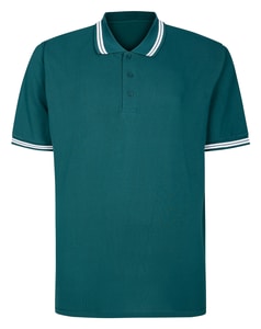 Bigdude Tipped Polo Shirt Green Tall