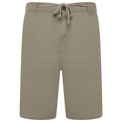 KAM Elasticated Waist Shorts Laurel Oak 