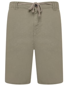 KAM Elasticated Waist Shorts Laurel Oak 
