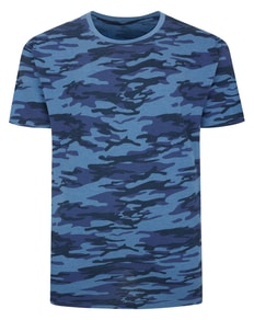 Bigdude Camo T-Shirt Navy