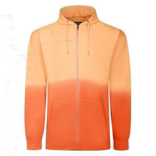 Bigdude Ombre Zip Hoody Apricot
