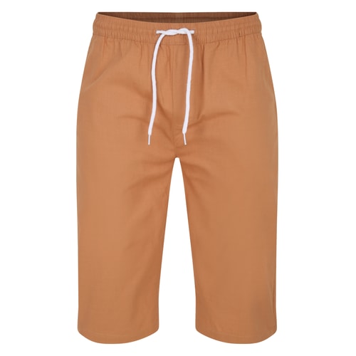 Bigdude Elasticated Waist Ripstop 3/4 Bermuda Shorts Camel