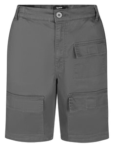 Bigdude Elasticated Waist Stretch Utility Shorts Charcoal