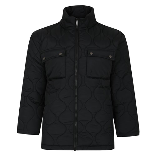 Bigdude Lightweight Quilted Jacket Black