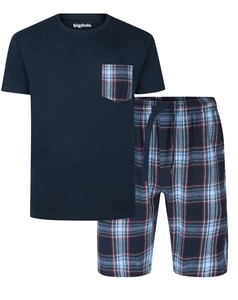 Bigdude Flannel PJ Set Navy