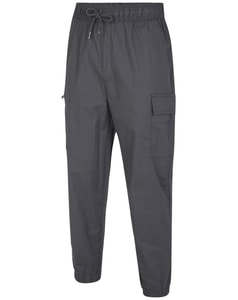 Bigdude Elasticated Waist Active Cargo Trousers Charcoal