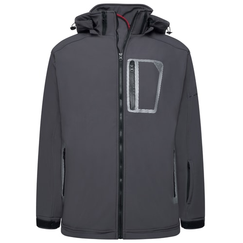 KAM Soft Shell Perfomance Jacket Charcoal