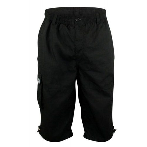 D555 Mason Black Cargo Capri Pant with Leg Pocket