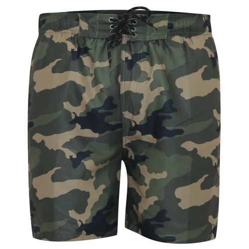D555 Kody AOP Printed Swim Shorts Camo