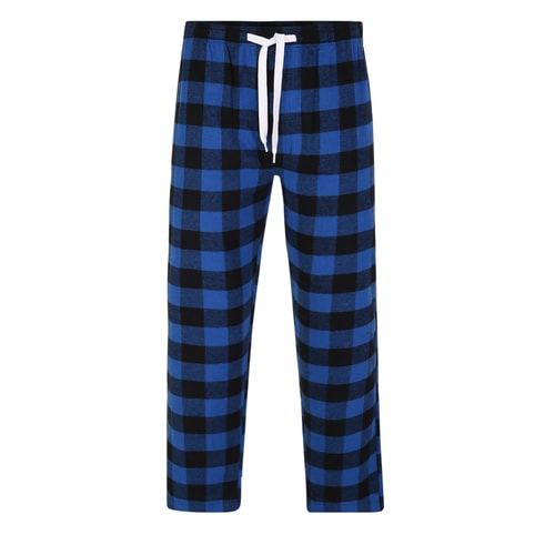 Bigdude Flannel Checked Pyjama Pants Blue/Black