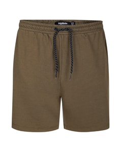 Bigdude Jersey Shorts With Zip Dark Olive