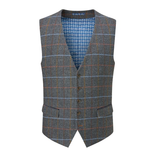 Skopes Doyle Waistcoat Grey/Blue