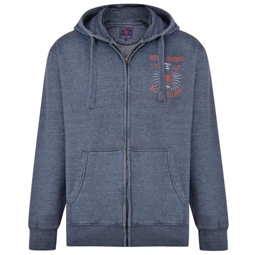 KAM Rebel Bikers Hoody Insignia Blue