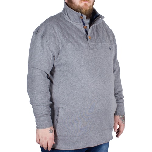 Raging Bull Funnel Neck Sweater Grey