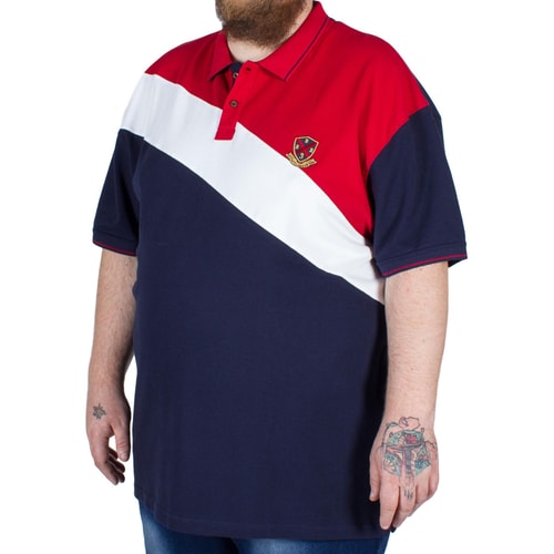 Raging Bull Diagonal Slash Polo Shirt Navy
