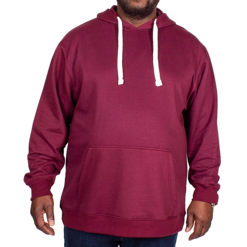 Bigdude Essentials Pullover Hoody Burgundy Tall