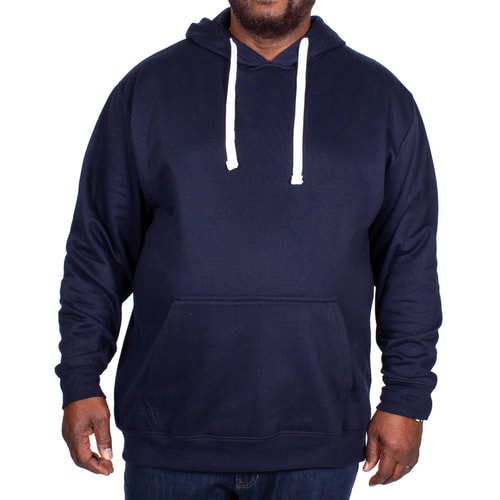 Bigdude Essentials Pullover Hoody Navy Tall