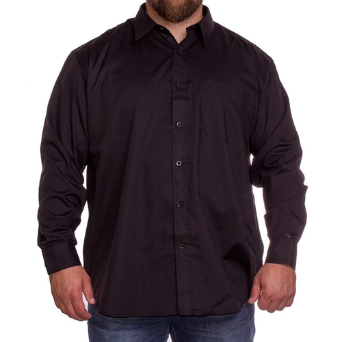 Metaphor Plain Black Long Sleeve Shirt
