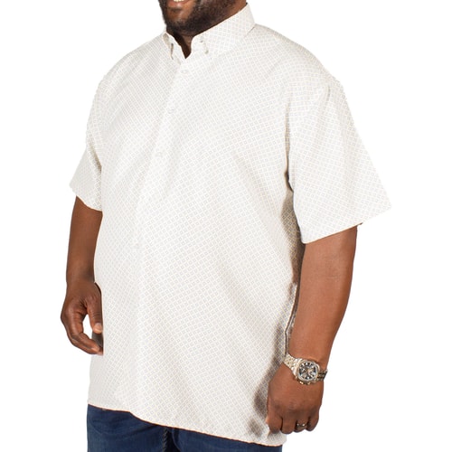 Fitzgerald Marcus Diamond Print Shirt Yellow/Blue