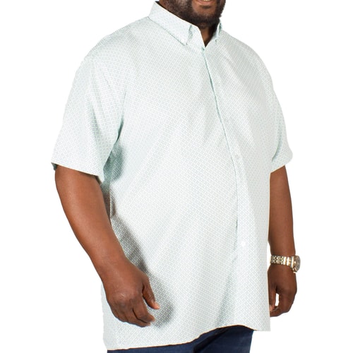 Fitzgerald Marcus Diamond Print Shirt Green/Blue